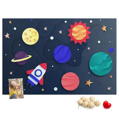 Panou din plută pentru copii model Cosmos