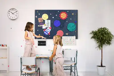 Panou din plută pentru copii model Cosmos