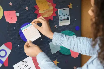 Panou din plută pentru copii model Cosmos