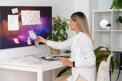 Panou plută 3D fum abstracție