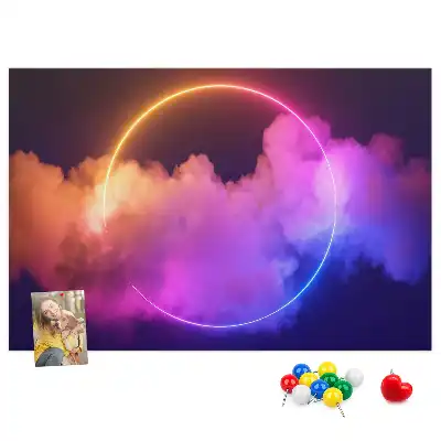 Panou plută 3D fum abstracție