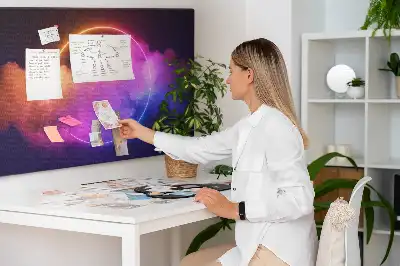 Panou plută 3D fum abstracție