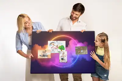 Panou plută 3D fum abstracție