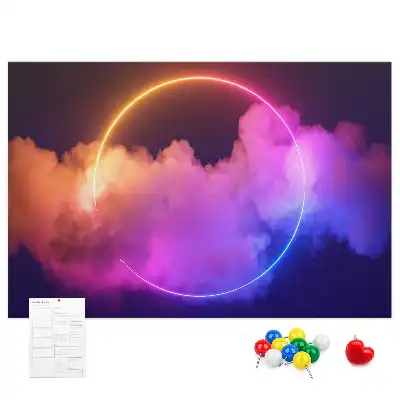 Panou plută 3D fum abstracție