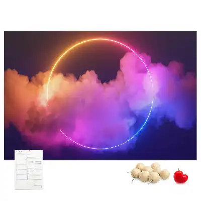 Panou plută 3D fum abstracție