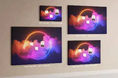 Panou plută 3D fum abstracție