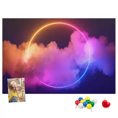 Panou plută 3D fum abstracție