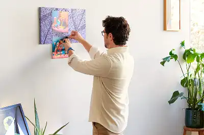 Tablă de plută cu design frunze