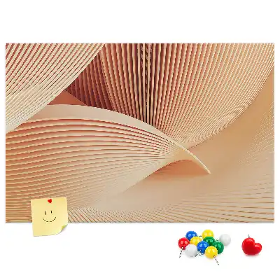 Tablou din plută cu model abstract sub formă de valuri