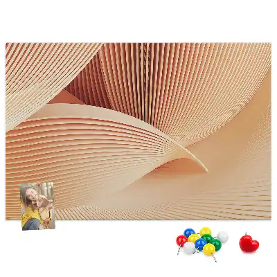 Tablou din plută cu model abstract sub formă de valuri