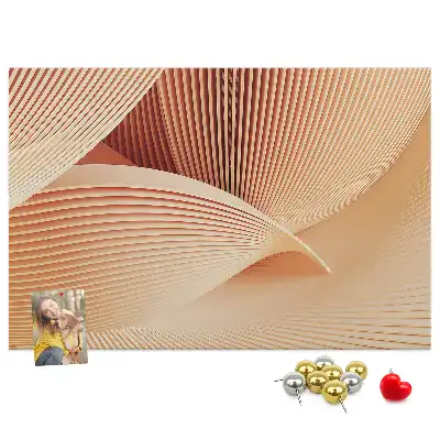 Tablou din plută cu model abstract sub formă de valuri
