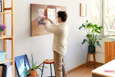 Tablou din plută cu model abstract sub formă de valuri