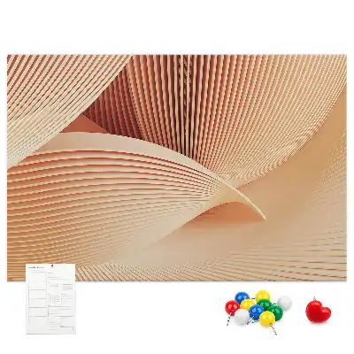 Tablou din plută cu model abstract sub formă de valuri