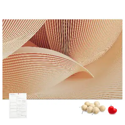 Tablou din plută cu model abstract sub formă de valuri