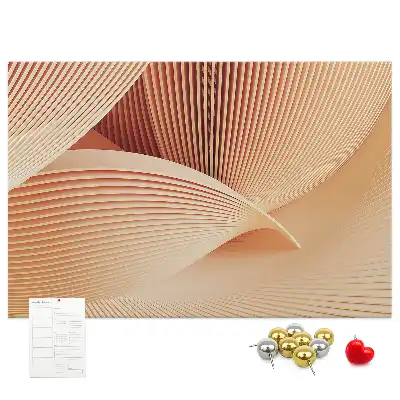 Tablou din plută cu model abstract sub formă de valuri
