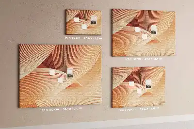 Tablou din plută cu model abstract sub formă de valuri