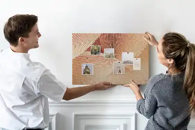 Tablou din plută cu model abstract sub formă de valuri
