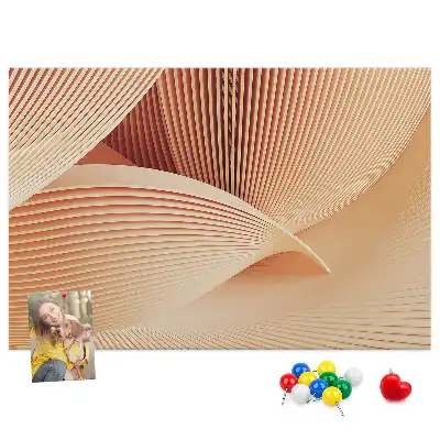 Tablou din plută cu model abstract sub formă de valuri