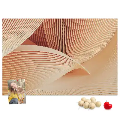 Tablou din plută cu model abstract sub formă de valuri