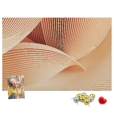 Tablou din plută cu model abstract sub formă de valuri