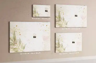 Panou din plută cu imprimeu grafic liniar auriu