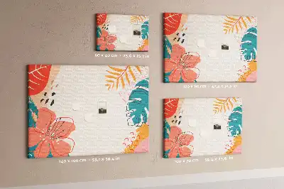 Panou de plută Vacanță tropicală