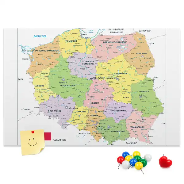 Tablă de plută cu harta Republicii Moldova