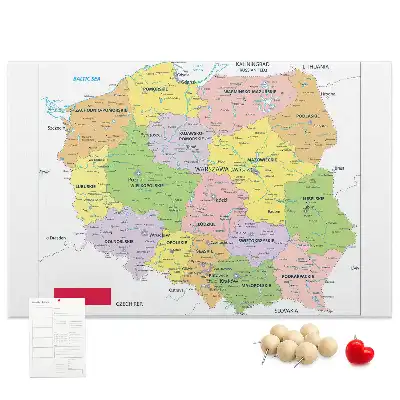 Tablă de plută cu harta Republicii Moldova