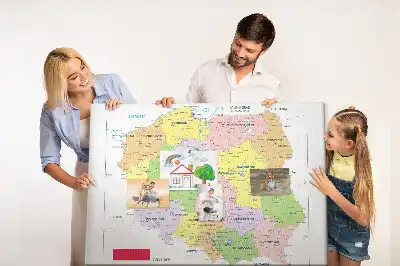 Tablă de plută cu harta Republicii Moldova