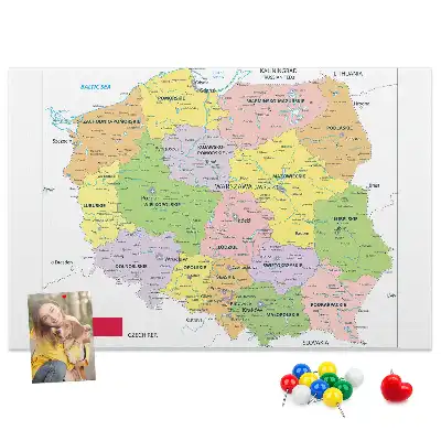 Tablă de plută cu harta Republicii Moldova
