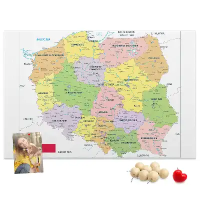 Tablă de plută cu harta Republicii Moldova
