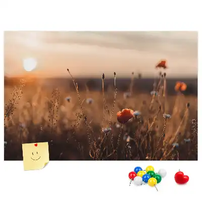 Tablou din plută cu peisaj la răsărit
