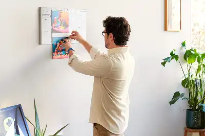 Panou de plută săptămânal tip calendar pentru perete