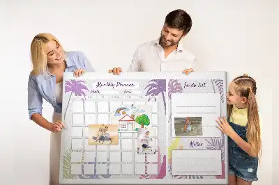 Tablă de plută pentru planificarea lunară