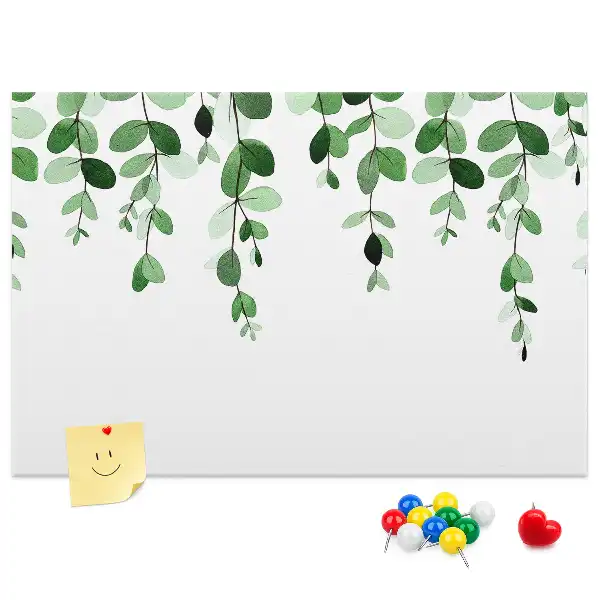 Panou din plută cu design de perete cu frunze