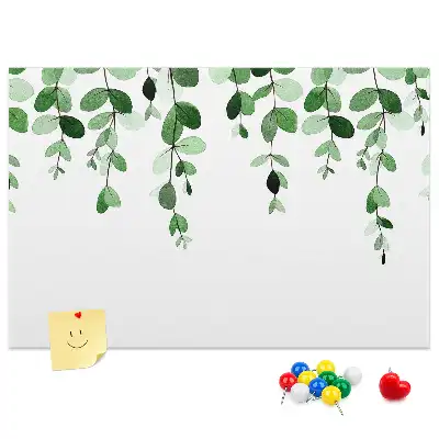 Panou din plută cu design de perete cu frunze
