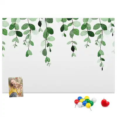 Panou din plută cu design de perete cu frunze