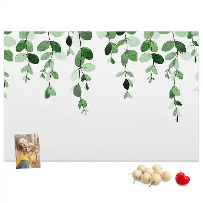 Panou din plută cu design de perete cu frunze