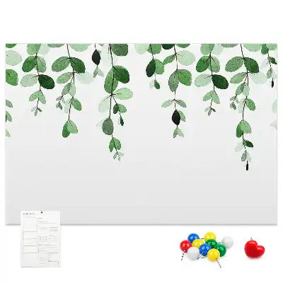 Panou din plută cu design de perete cu frunze