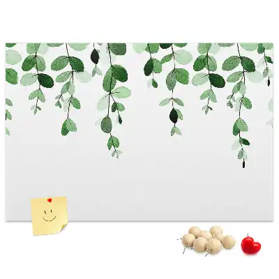 Panou din plută cu design de perete cu frunze