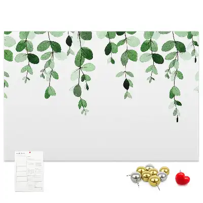 Panou din plută cu design de perete cu frunze