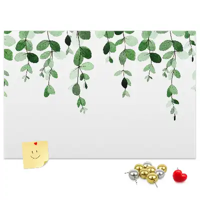 Panou din plută cu design de perete cu frunze