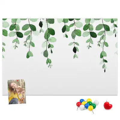 Panou din plută cu design de perete cu frunze