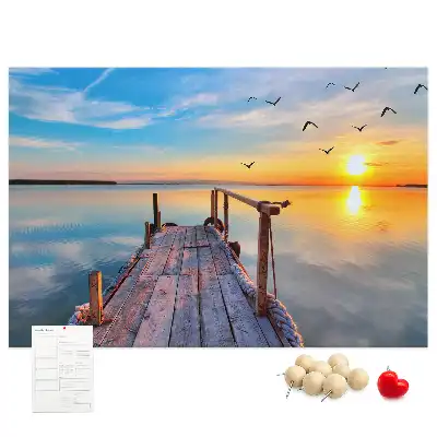 Panou plută Lac ponton