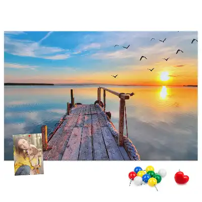 Panou plută Lac ponton