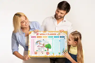 Tablă de plută pentru orar școlar