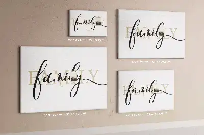 Panou din plută cu mesajul Family