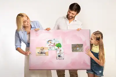 Panou din plută cu motiv abstract cu pene