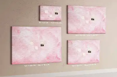 Panou din plută cu motiv abstract cu pene