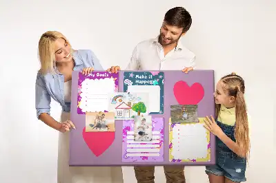 Panou din plută pentru notițe cu model cu monștri